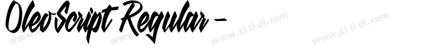 0leoScript Regular字体转换